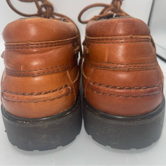 Coleman Chunky Leather Lace up Casual Shoes - Picture 3 of 8